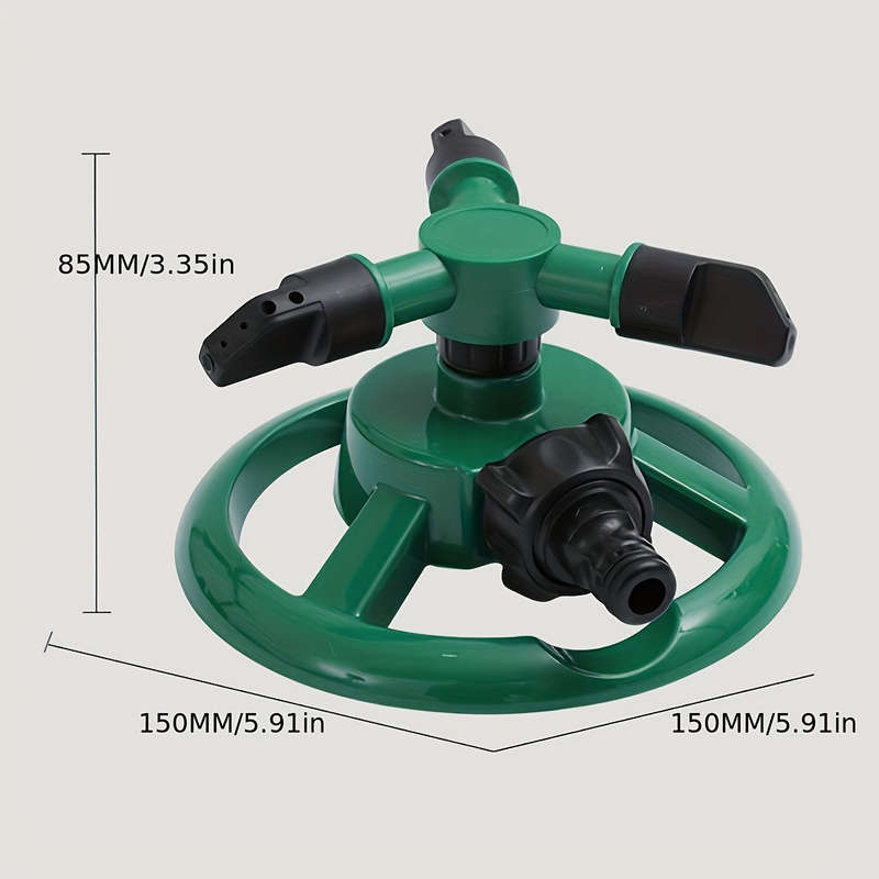 1Pc Green Garden Sprinkler Adjustable Nozzle
