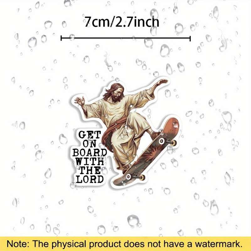 1pc Jesus Christian Themed Stickers