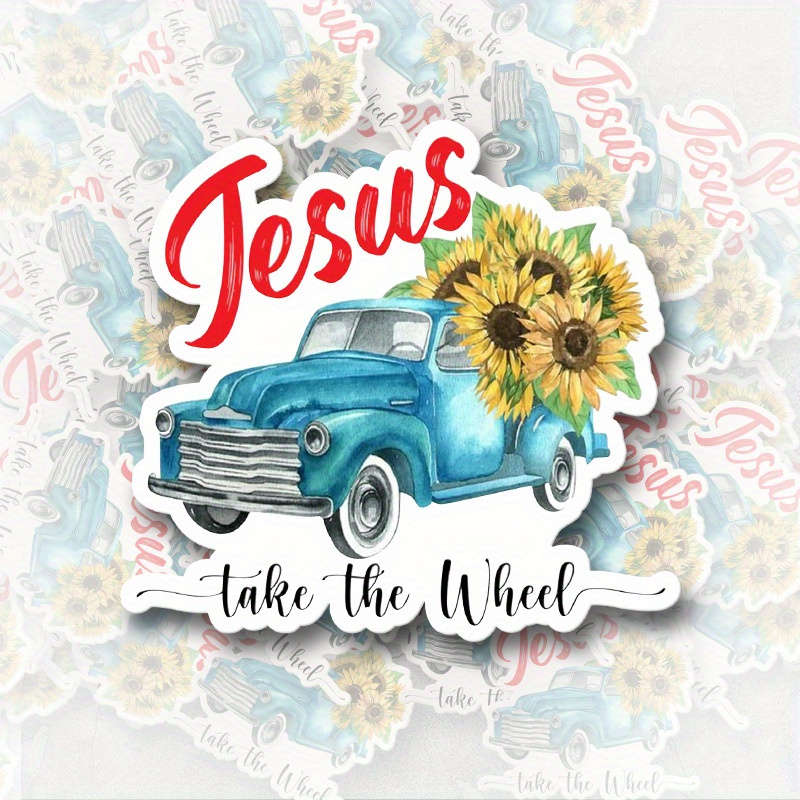 1pc Jesus Christian Themed Stickers