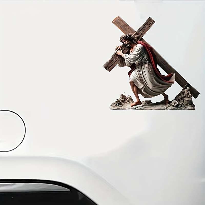 1pc 3pcs Jesus Christian Themed Stickers