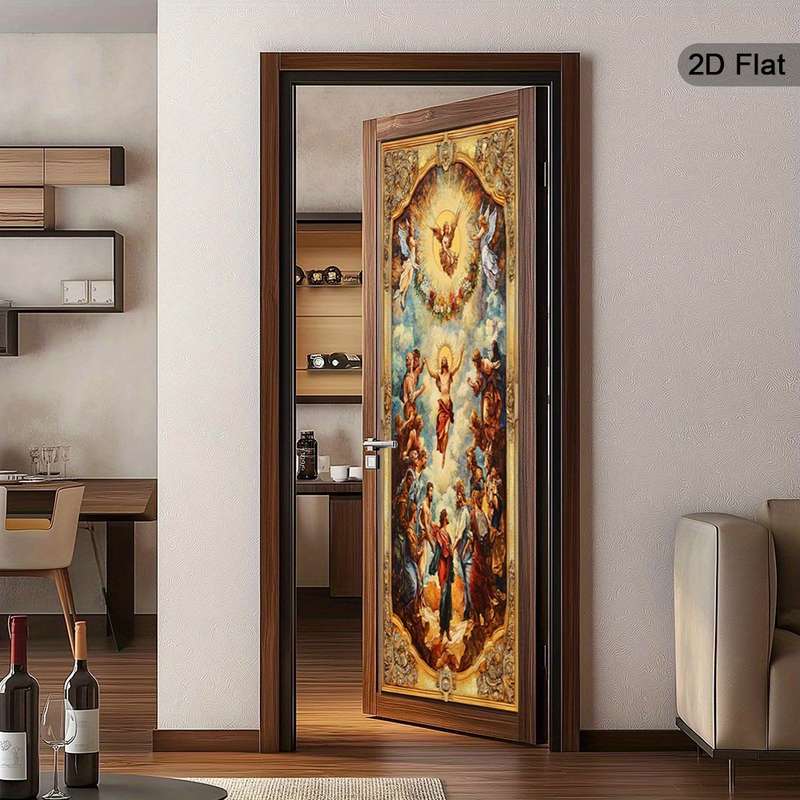 1pc 30.3x78.7 inches   77x200 cm   Jesus Christian Themed Stickers