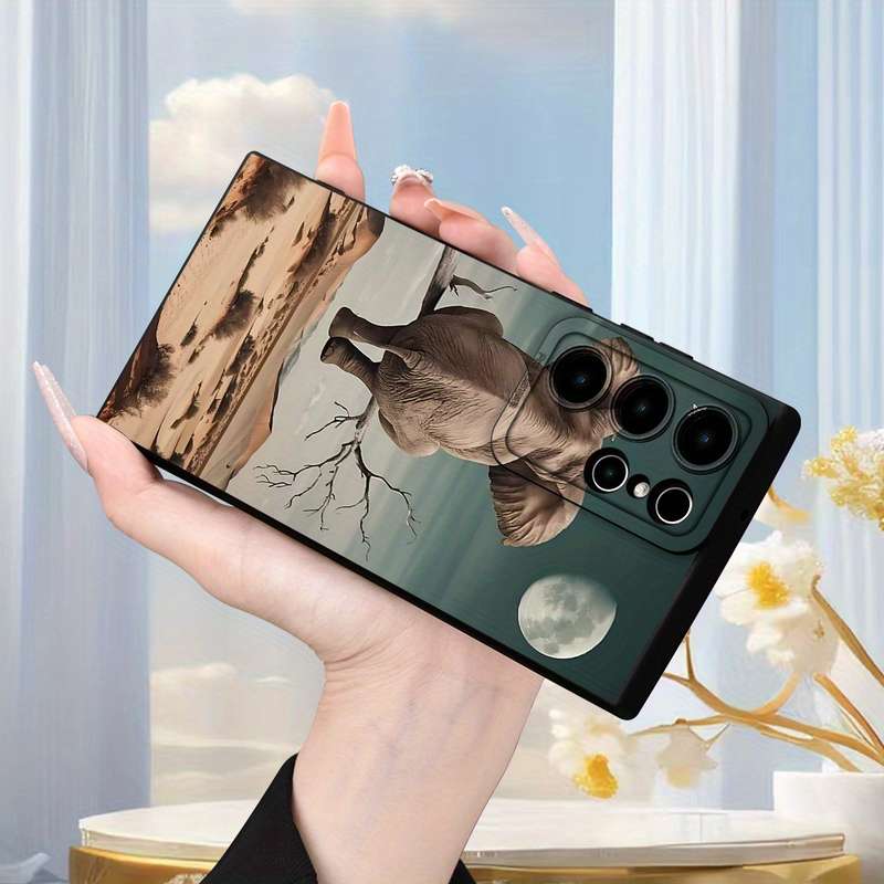 1pc Black For Samsung Galaxy A52 Phone Cases