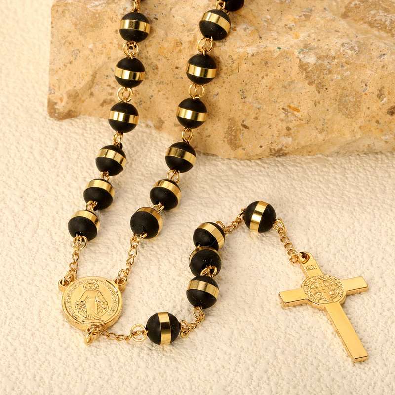 1 Piece Golden Jesus Theme Pendant