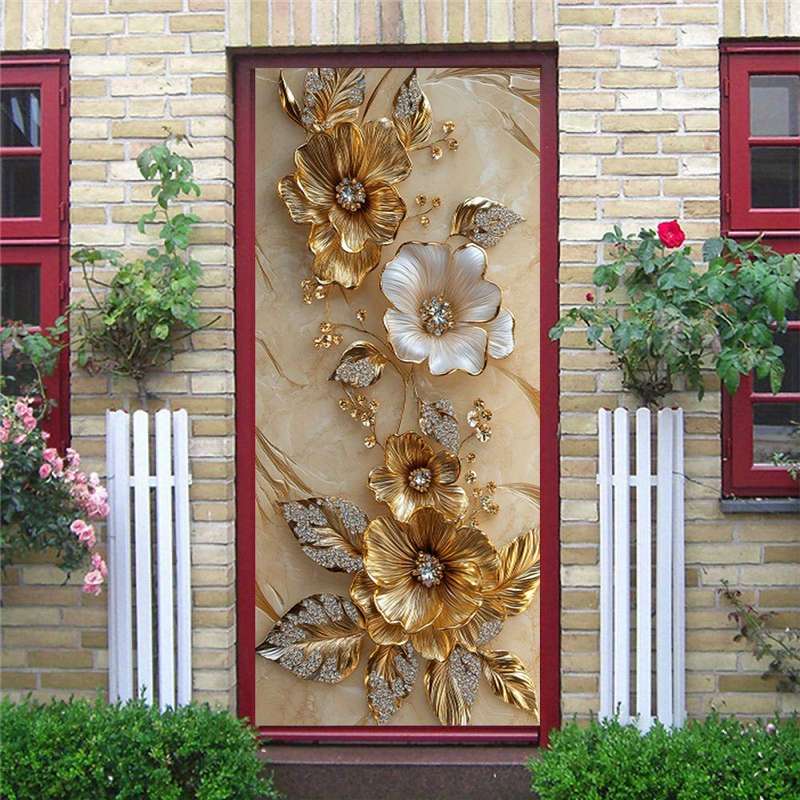 1Pc 76.96x199.9cm Door Window Sticker