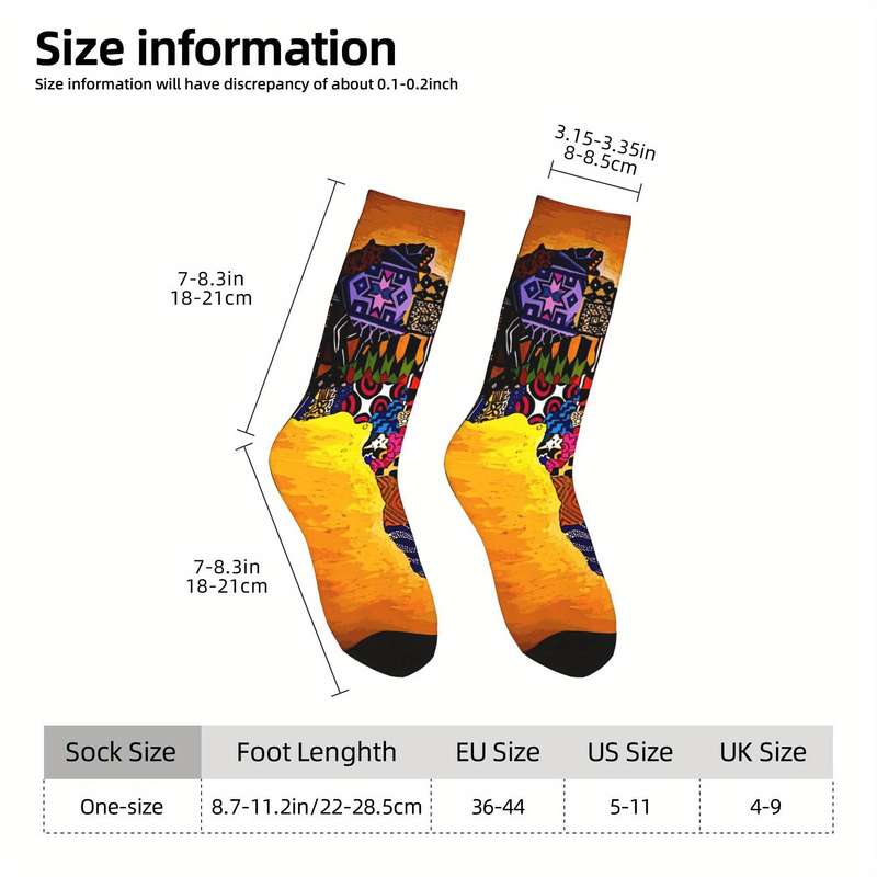 1 Pair Multicolor One Size Socks
