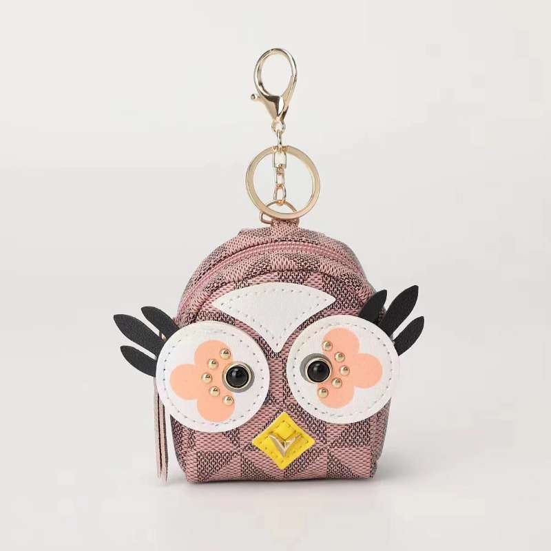 1pc Owl-Shaped Coin Purse Wireless Earphone Case Key Pouch Storage Bag