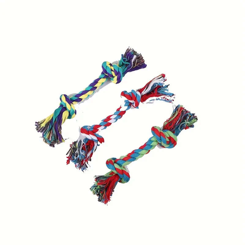 Durable Dog Leash Chew Toys In Various Colors