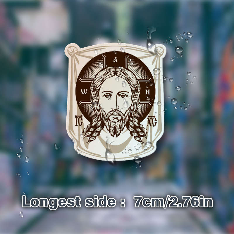 1pc Jesus Christian Themed Stickers
