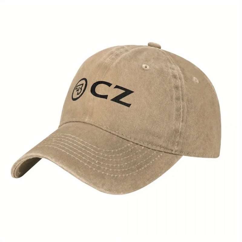 1pc Vintage Ceska Zbrojovka CZ Firearms Baseball Cap Unstructured Cotton Hat with Adjustable Buckl