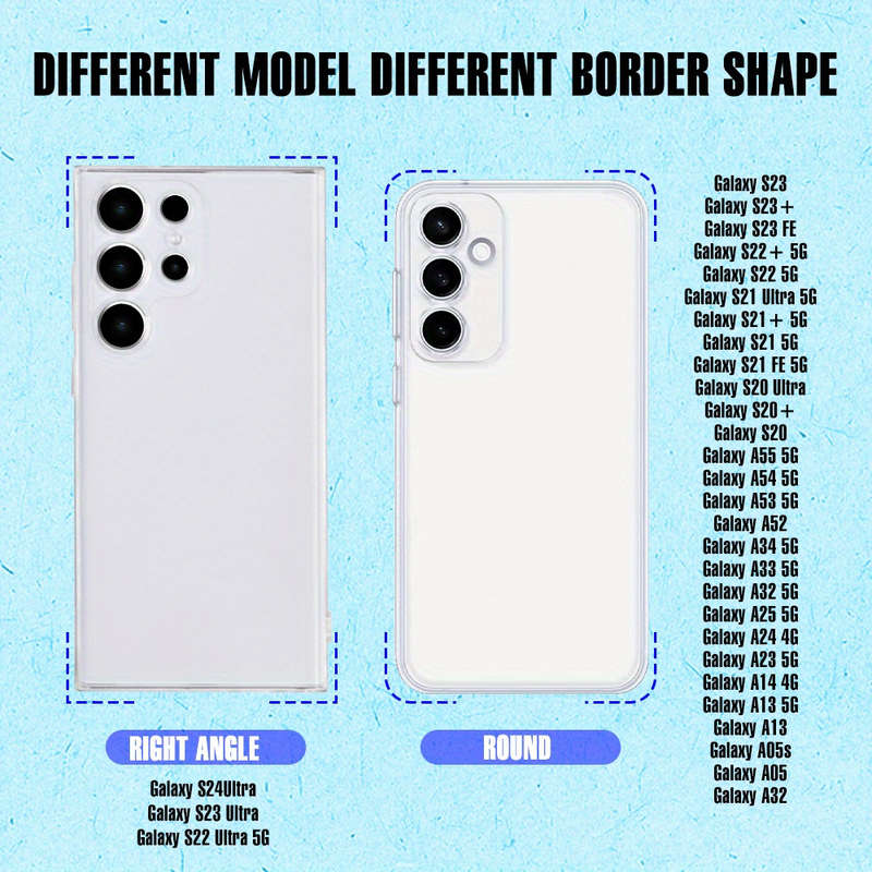 1pc Transparent For Samsung Samsung Galaxy S23 Phone Cases