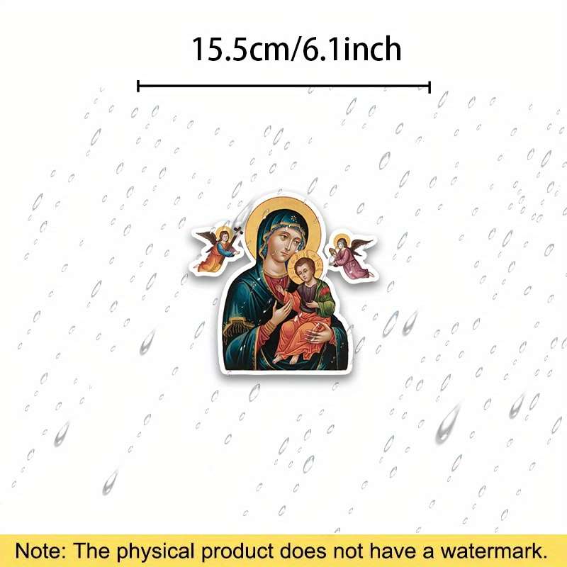 1pc Jesus Christian Themed Stickers