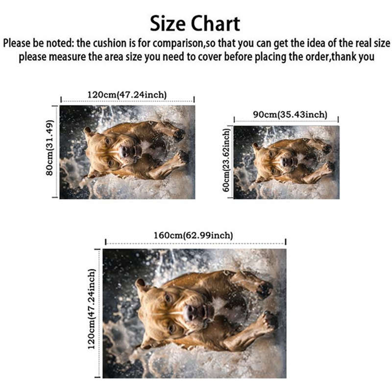 1Pc 60x90cm Floor Mat