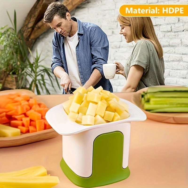 1Pc Capacity Manual Handheld Vegetable Chopper French Fries Maker Color Sent Randomly