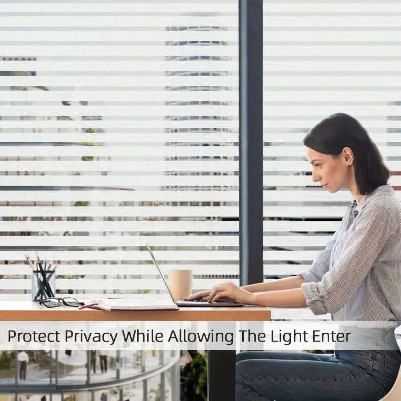 Stripe Window Privacy Film