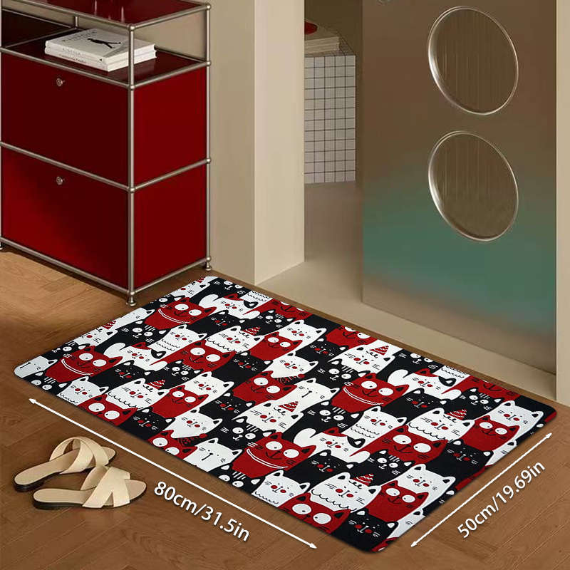 1Pc 60x160cm 23.62x62.99inch Floor Mat