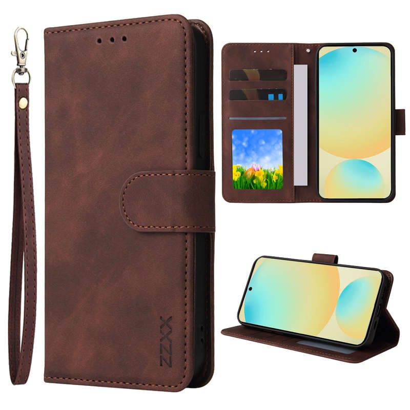 1pc A-Brown For Samsung Galaxy A35 Phone Cases