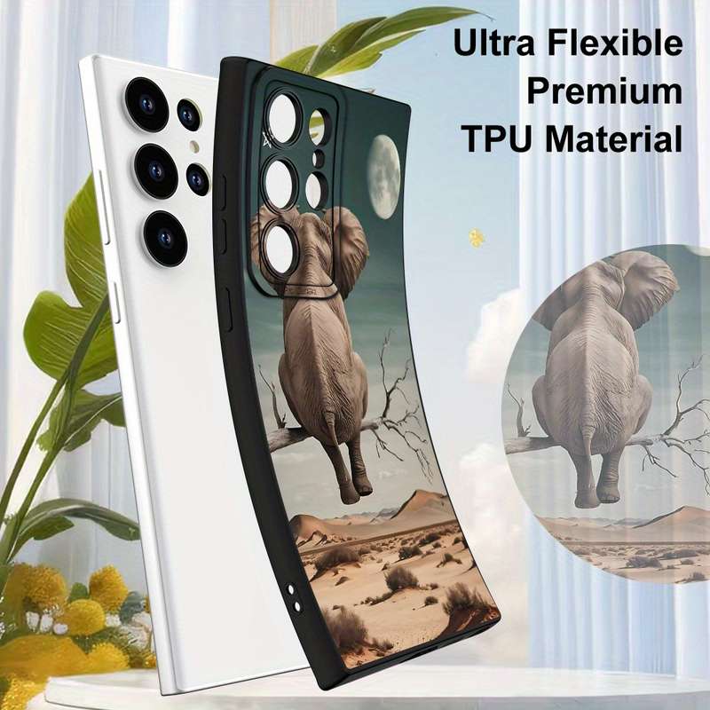 1pc Black For Samsung Galaxy A52 Phone Cases