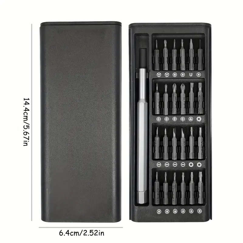 25 in 1 Precision Screwdriver Kit Versatile Repair Tool for Mobile Devices And Tablets Made of Sturd