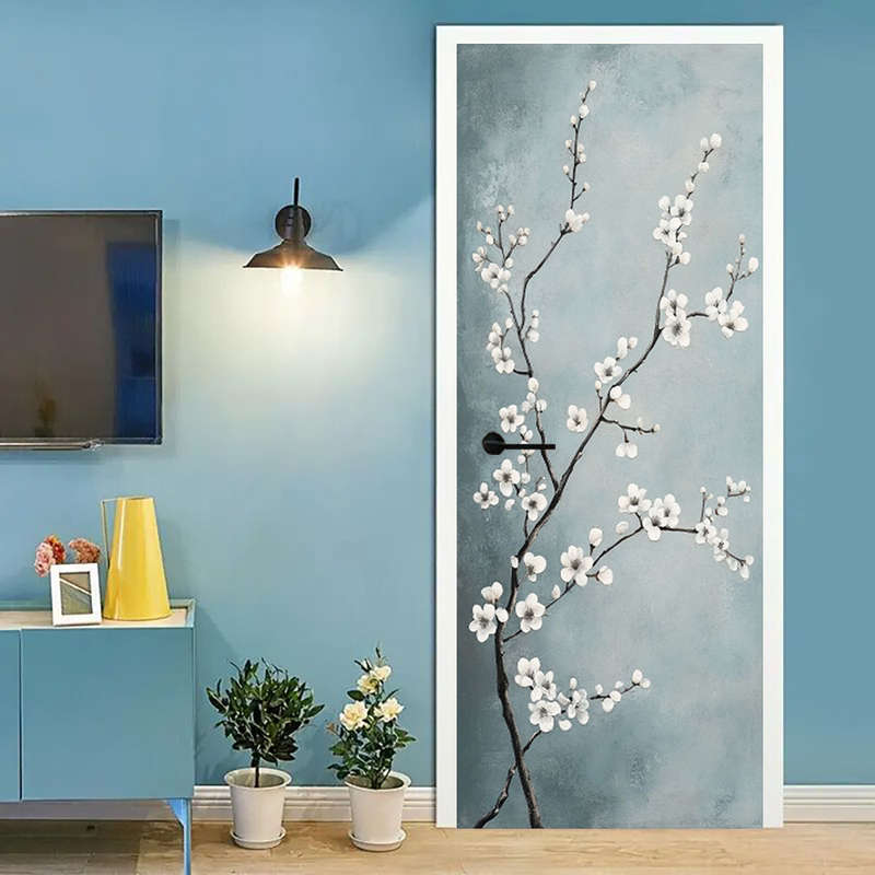 1Pc 76.96x199.9cm Door Window Sticker