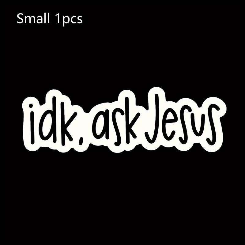 3 Pieces Jesus Christian Themed Stickers