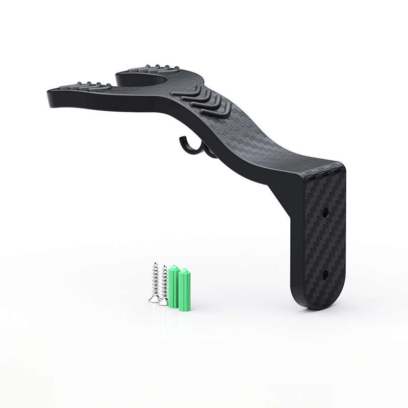 1pc Durable Unisex-Adult ABS Wall-Mounted Motorcycle Helmet Hook Rack with Key HookMultiuse Helme