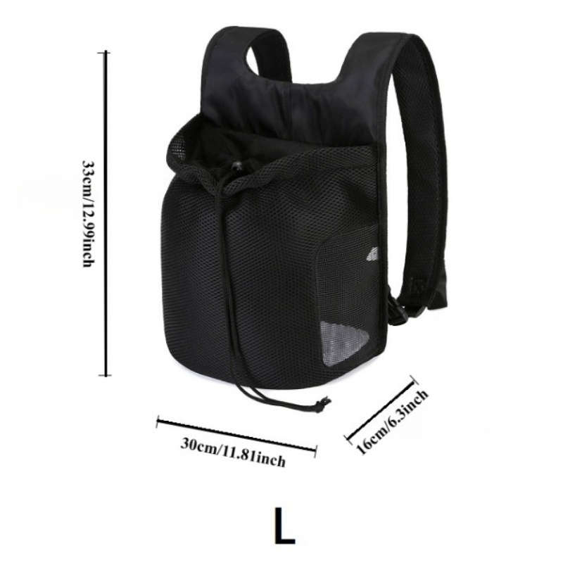 1pc Light Greysize L Pet Bag