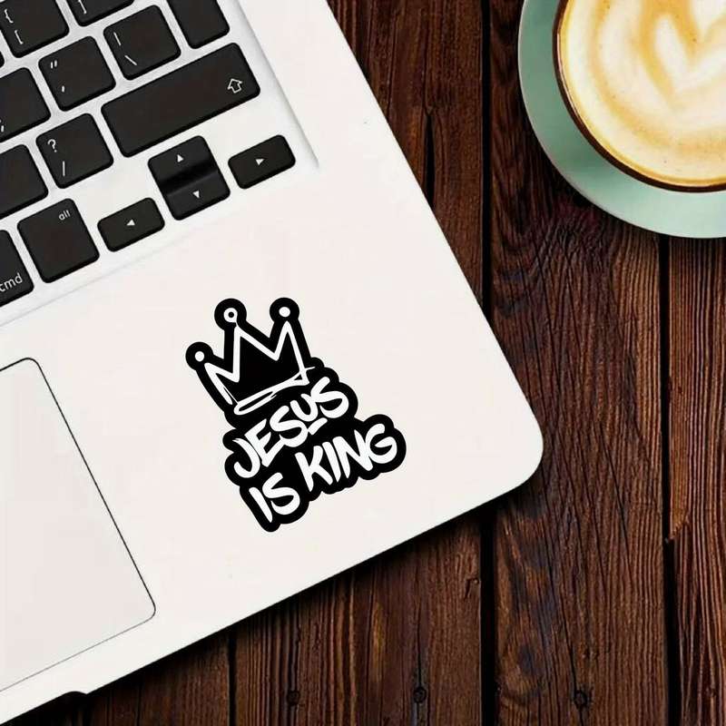 3pcs Light Film Jesus Christian Themed Stickers