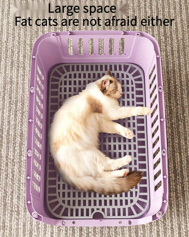 1pc Grey size Air Box + Hanging Bowl + Partition + Urine PadPet Cage