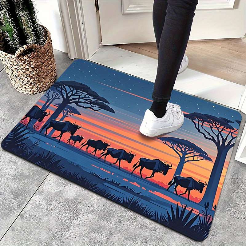 1Pc 23.62x35.43inch 60x90cm Floor Mat