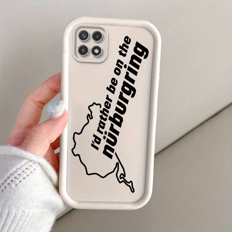1pc White For Samsung Galaxy A05s Phone Cases