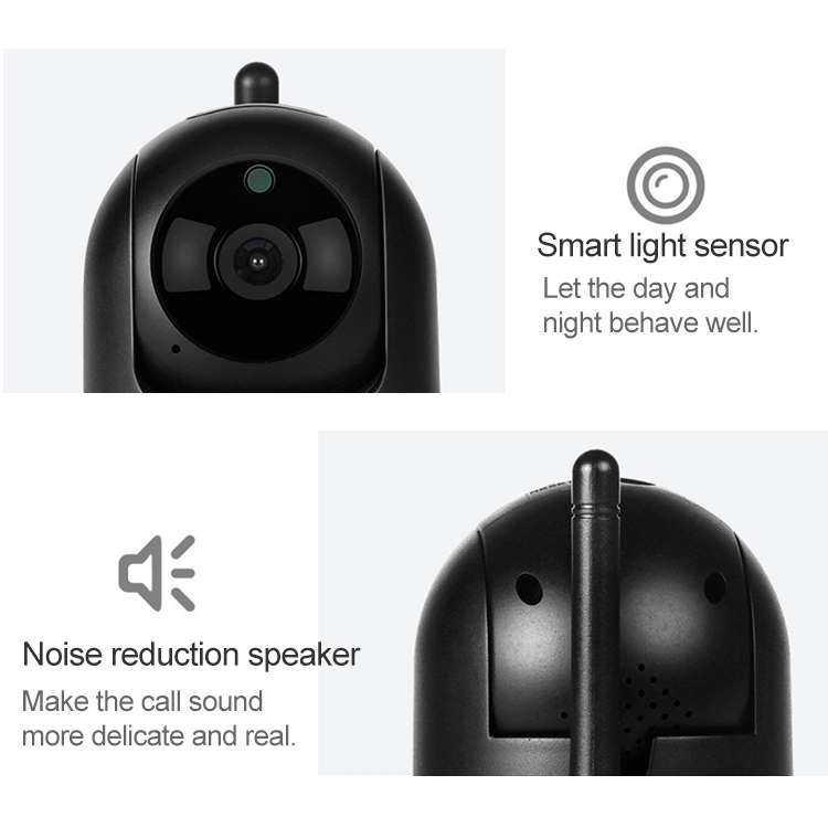 SECTEC IL-HIP291G-2M-AI Black Camera Indoor Home Wireless Wifi Intelligent Automatic Tracking HD Net