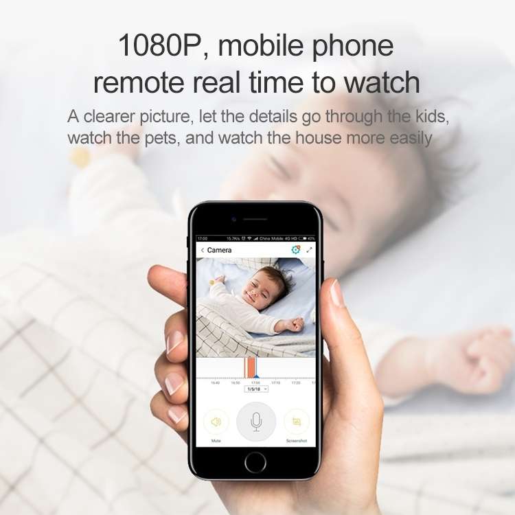 SECTEC IL-HIP291G-2M-AI Black Camera Indoor Home Wireless Wifi Intelligent Automatic Tracking HD Net