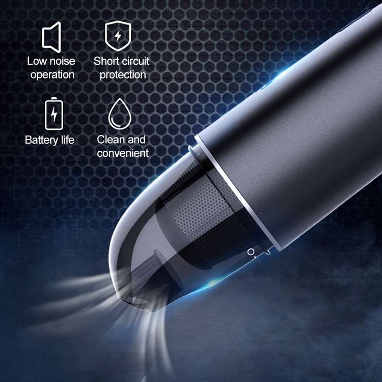Car / Household Wireless Portable 90W Handheld Powerful Vacuum Cleaner (White)