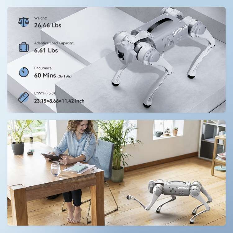 Unitree Go1 Air Intelligence Bionic Quadruped Robot(EU Plug)
