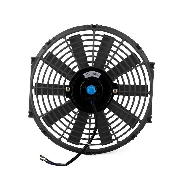 12V 80W 12 inch Car Cooling Fan High-power Modified Tank Fan Cooling Fan Powerful Auto Fan Mini Air