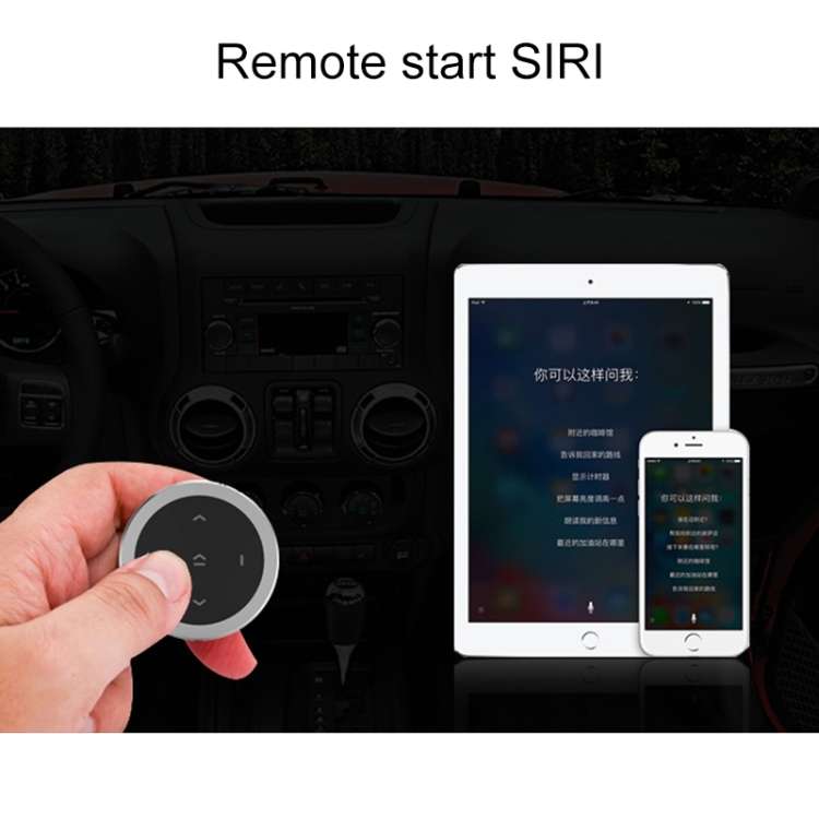 Car Wireless Bluetooth Controller Mobile Phone Multimedia Multi-functional Steering Wheel Remote Con