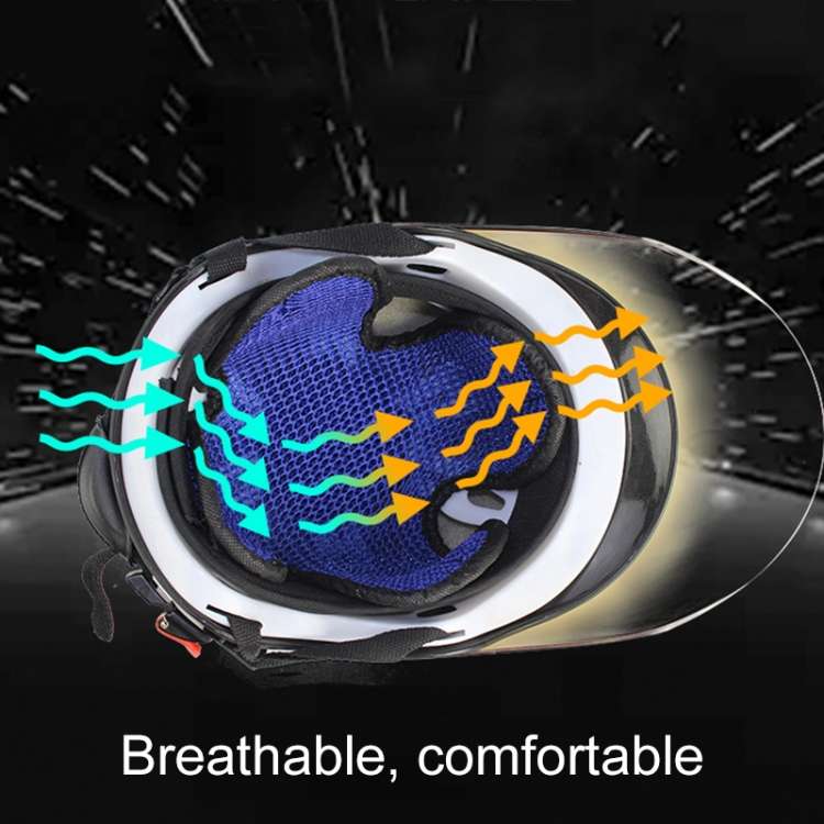 Motorcycle Helmet 3D Honeycomb Mesh Mat Heat-proof Breathable Pad(Red)