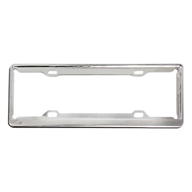 2 PCS  Stainless Steel License Plate Frame Car License Plate Frame Holder