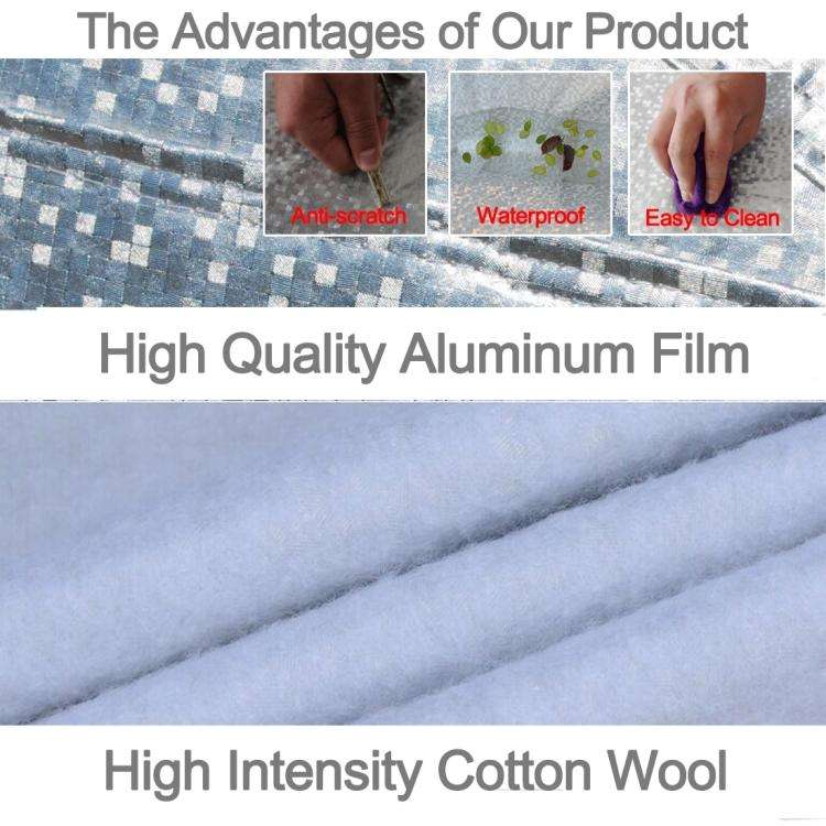 Aluminum Film PEVA Cotton Wool Anti-Dust Waterproof Sunproof Anti-frozen Anti-scratch Heat Dissipati