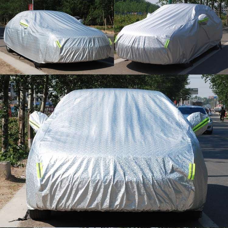 Aluminum Film PEVA Cotton Wool Anti-Dust Waterproof Sunproof Anti-frozen Anti-scratch Heat Dissipati