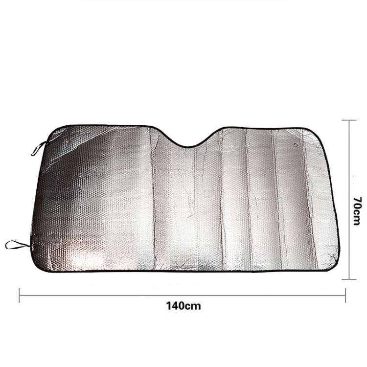 Silver Aluminum Foil Sun Shade Car Windshield Visor Cover Block Front Window Sunshade UV Protect, Si