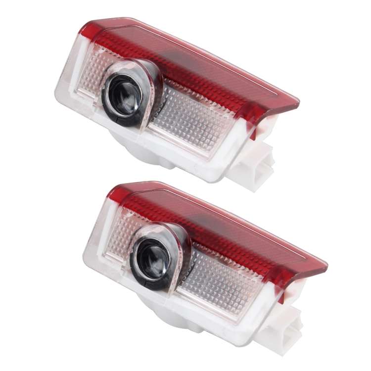 2 PCS LED Car Door Welcome Logo Car Brand 3D Shadow Light for Mercedes-Benz