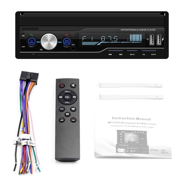 T100 7 inch HD Universal Car Radio Receiver MP5 Player, Support FM & AM & RDS & Bluetooth & Phone Li