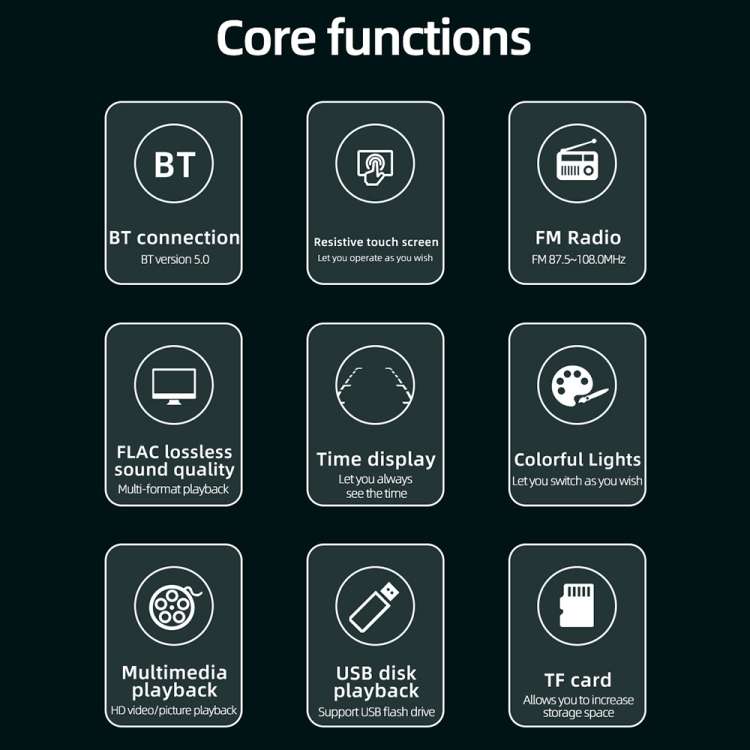SWM-7805C 4.1 inch Touch Screen Universal Car Radio Receiver MP5 Player, Support FM & Bluetooth & T