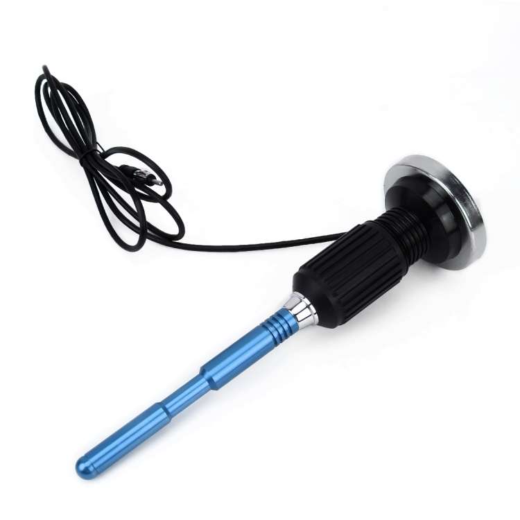 PS-5506 Universal Car Magnetic Roof Mount Base Radio AM/FM Aerial Amplified Antenna(Blue)