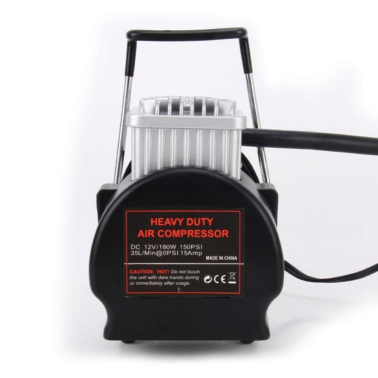 Portable 4X4 Heavy Duty Air Compressor 12V 150PSI 35LPM Pump Tire Inflatable Pump Car Tool with Work