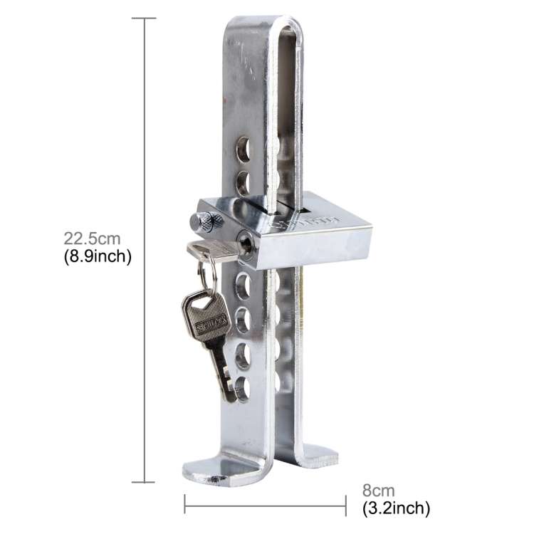 Car Auto Stainless Steel  Anti-theft Clutch Lock Car Brake Safety Lock Tool Accelerator Pedal Lock