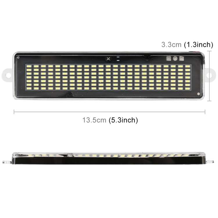 DC 12V Car LED Programmable Showcase Message Sign Scrolling Display Lighting Board with Remote Contr