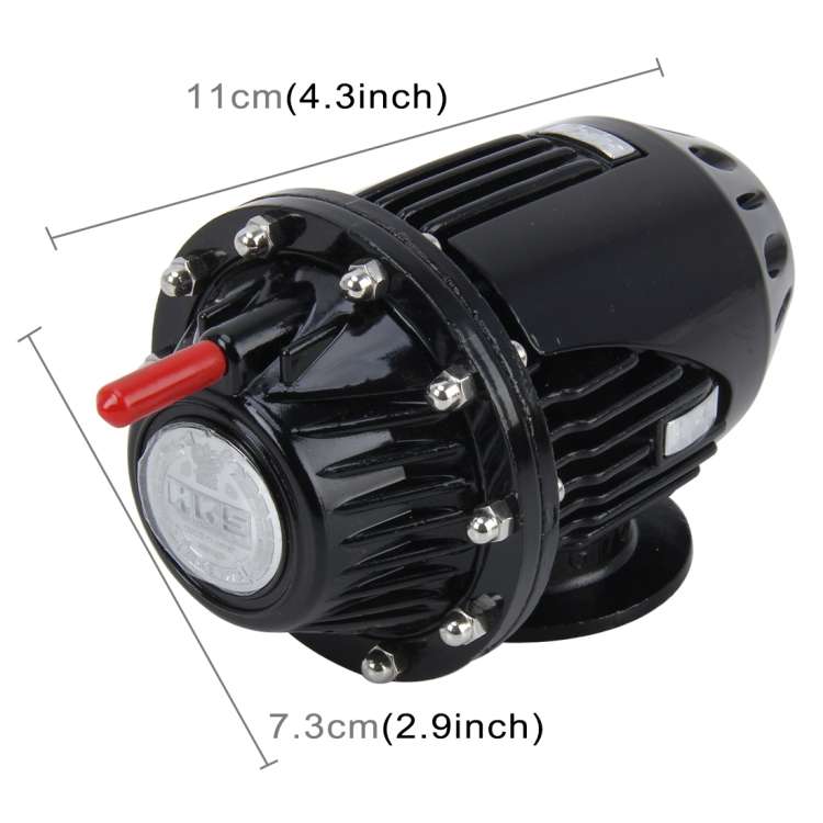 Super Sequential Blow-off Valve SQV / SQV  Sequential Style Turbocharger Turbo Valve(Black)