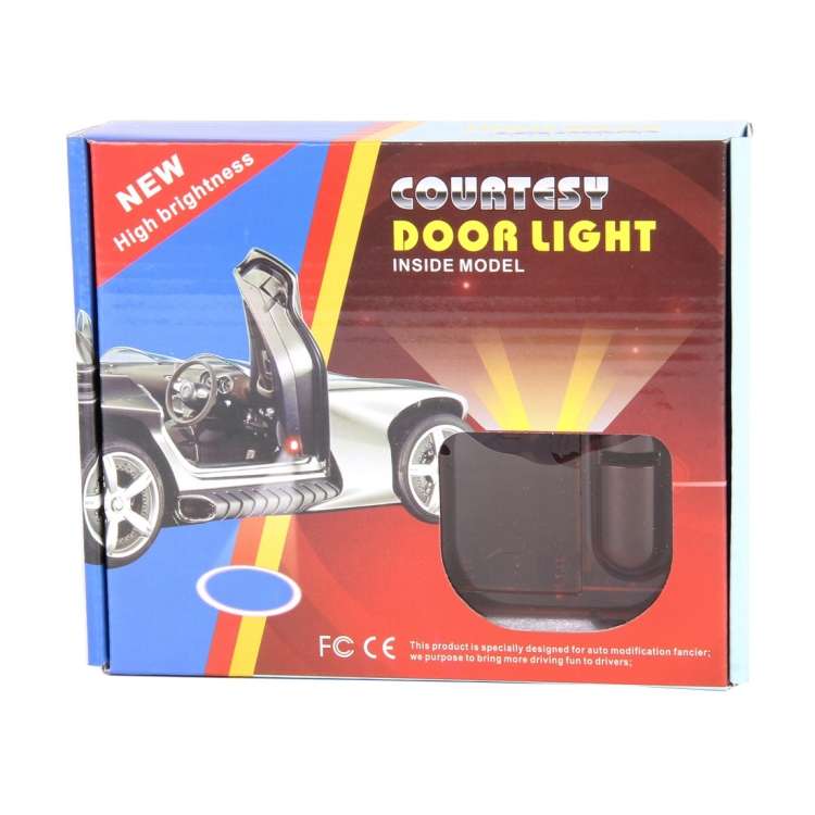 2 PCS LED Ghost Shadow Light, Car Door LED Laser Welcome Decorative Light, Display Logo for JEEP Car